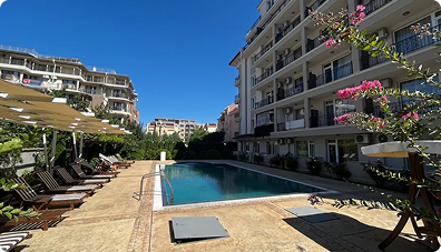 Two-storey house with 3 bedrooms, private plot and garage in a modern cottage complex near Varna
