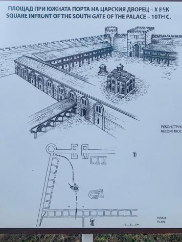 План древнего города Велики Преслав