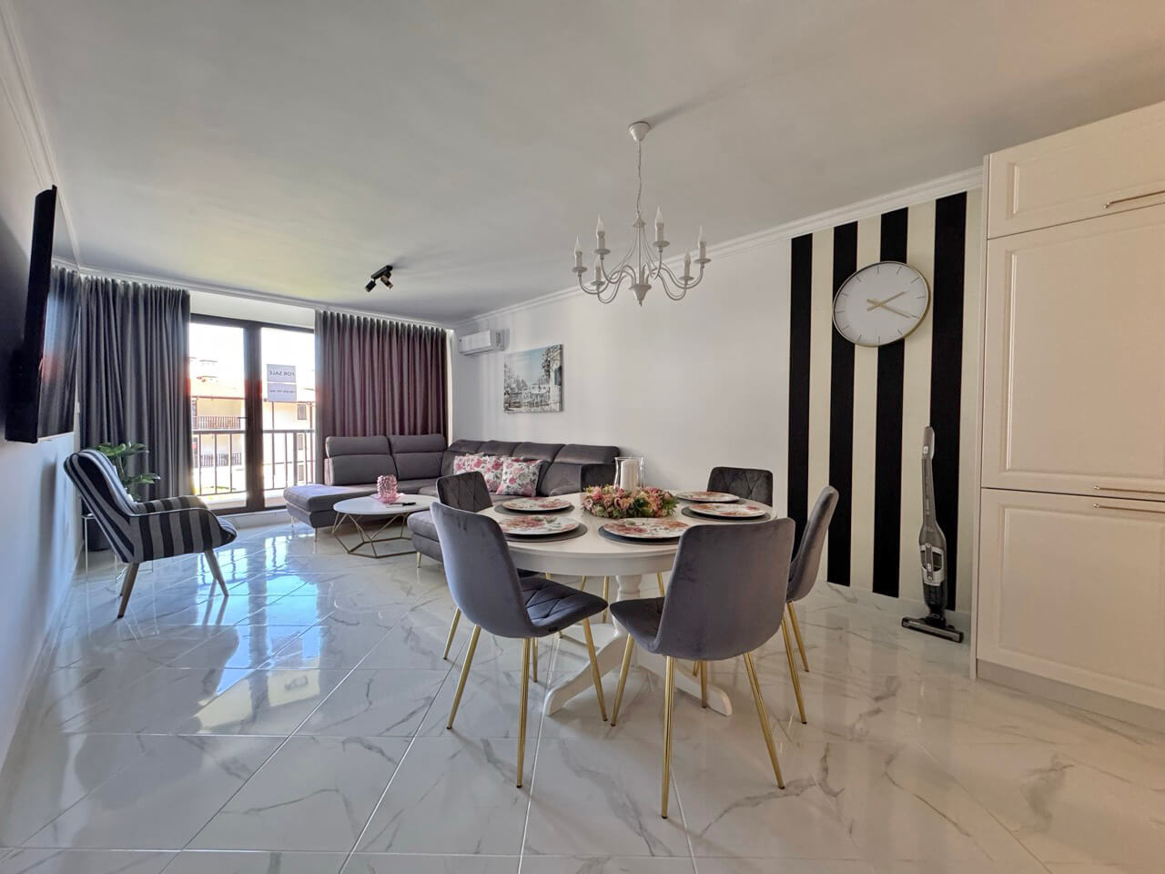 Three-Bedroom Apartment with Sea View in the Elite Etara 4, Sveti Vlas