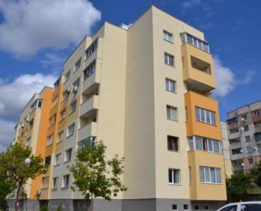 Bulgarian panel building after renovation