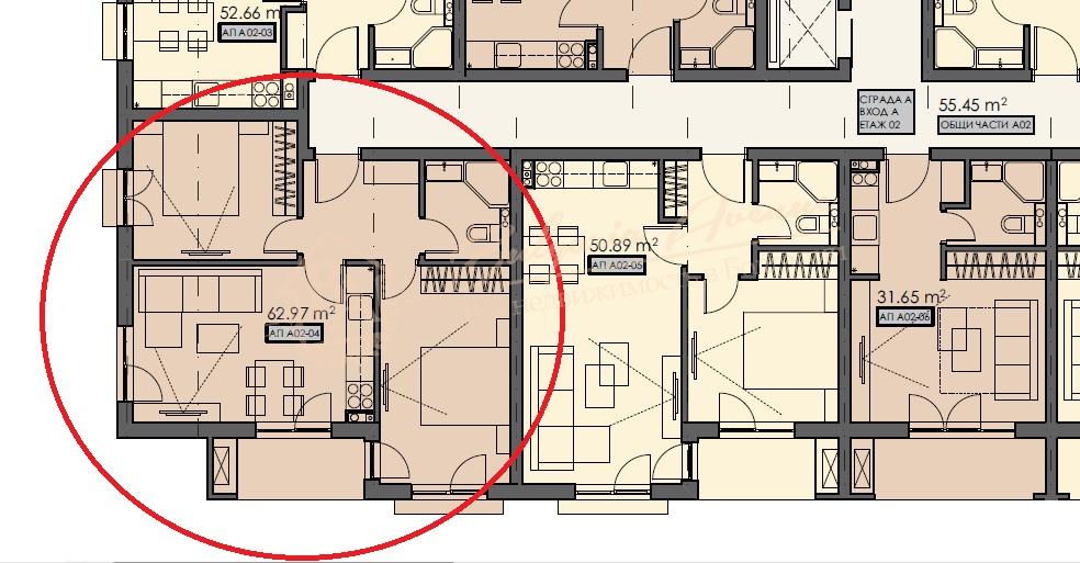 Two-bedroom apartment, Villa Astoria 5, Elenite
