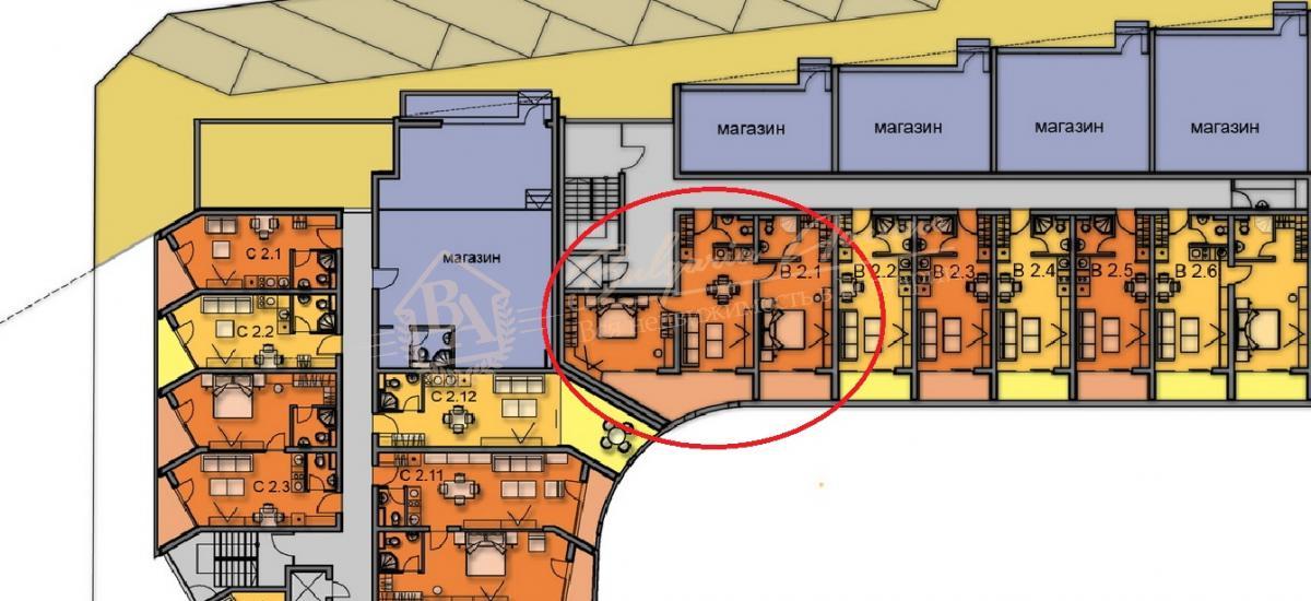 2-bedroom apartment, Luxor Garden House, Sveti Vlas