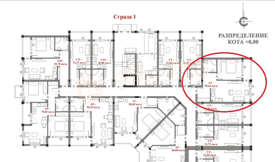 1-bedroom apartment, Villa Sardinia, Sveti Vlas