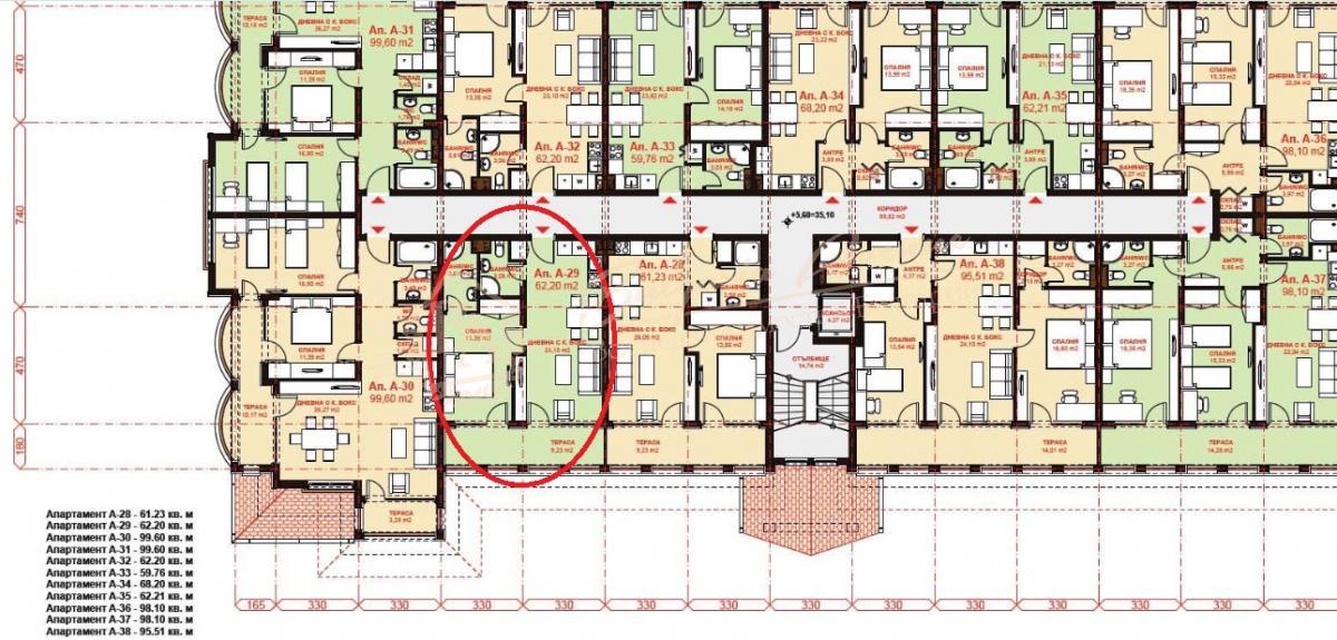 One-bedroom apartment, OLYMP, Sveti Vlas