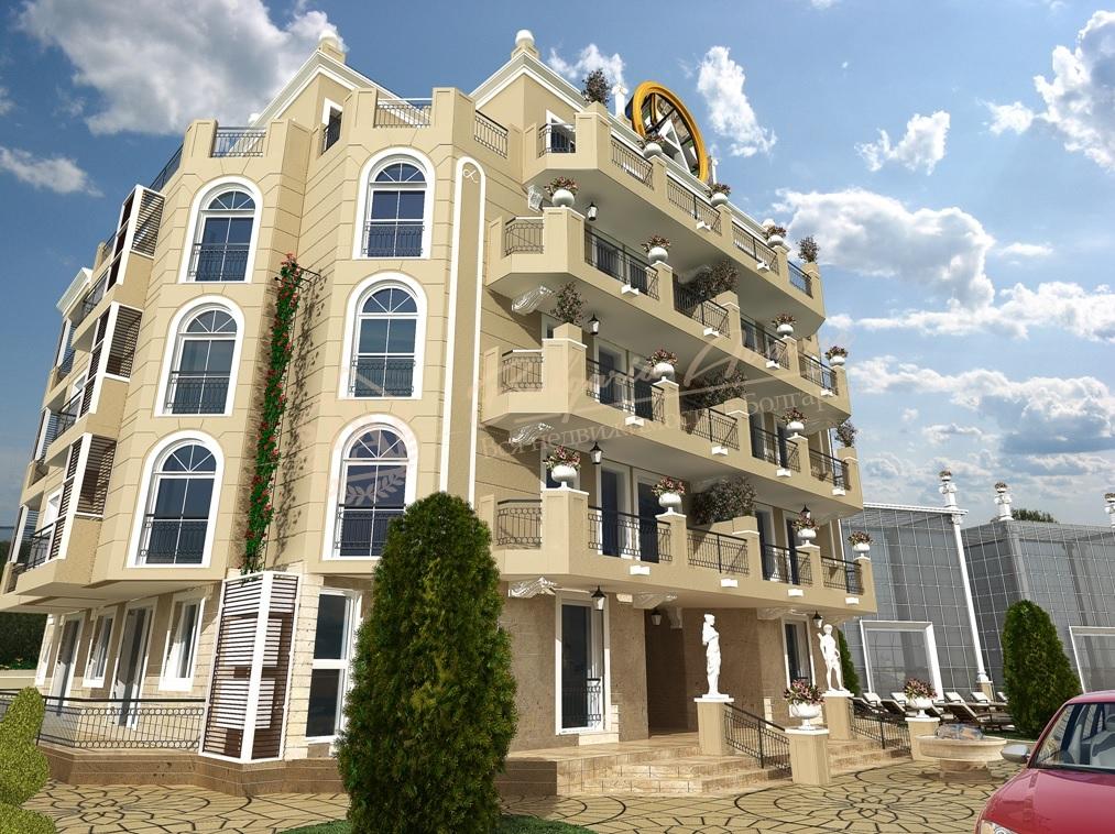 1-Bedroom Apartment in a New, Low-Rise Residential Building by the Sea in Nessebar
