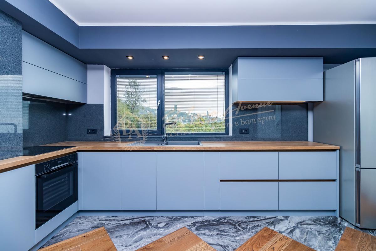 New, designer, three-bedroom apartment with sea panorama in Varna