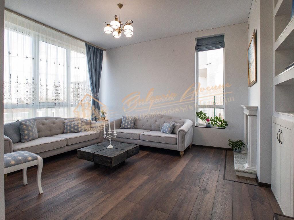 New house with plot and sea panorama, four bedrooms, yard in Varna
