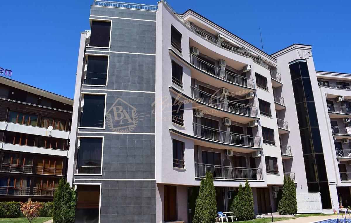 Studio in an elite building 200 m from the beach, next to the dunes, Sunny Beach