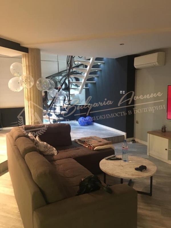 Two-storey, three-bedroom apartment with furniture in Varna