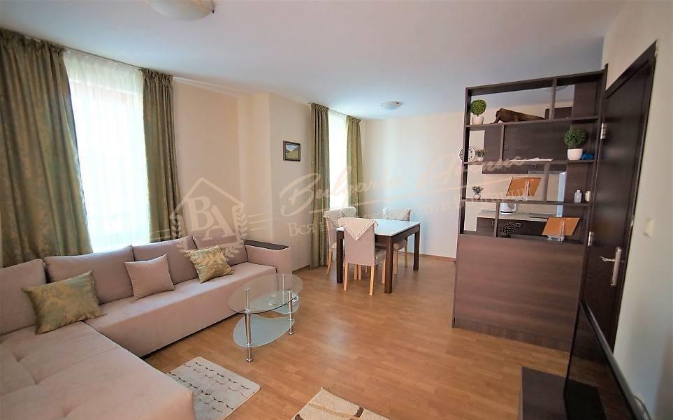 New two-bedroom apartment with furniture by the sea in Sunny Beach