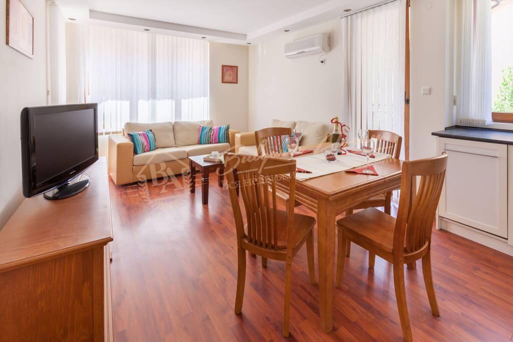 Three-Bedroom Apartment with Furniture on the Second Line from the Sea, Sunny Beach