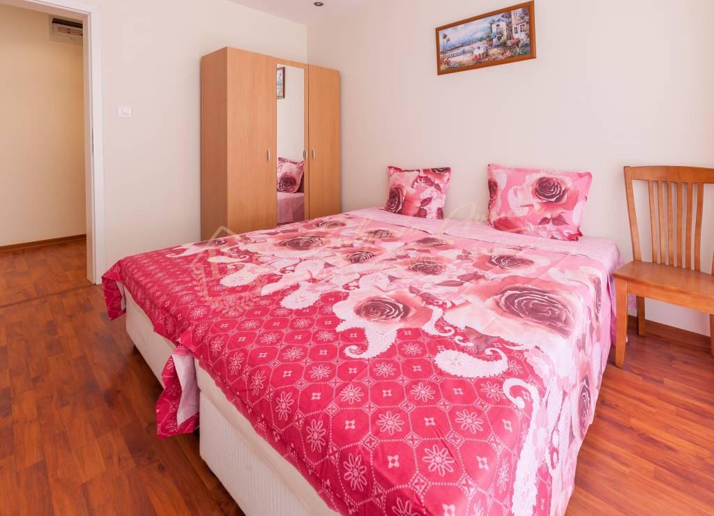 Three-Bedroom Apartment with Furniture on the Second Line from the Sea, Sunny Beach