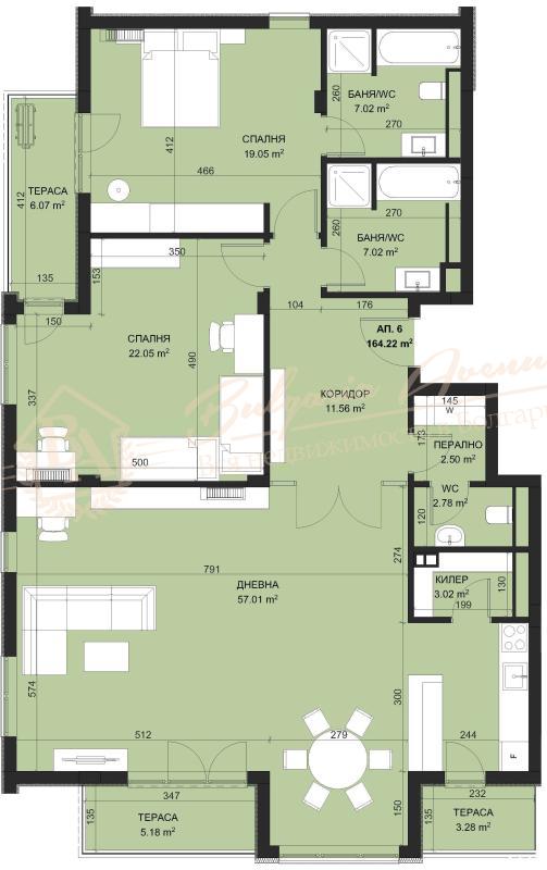 2-Bedroom Apartment in an Energy-Efficient Park with Sea View, Varna
