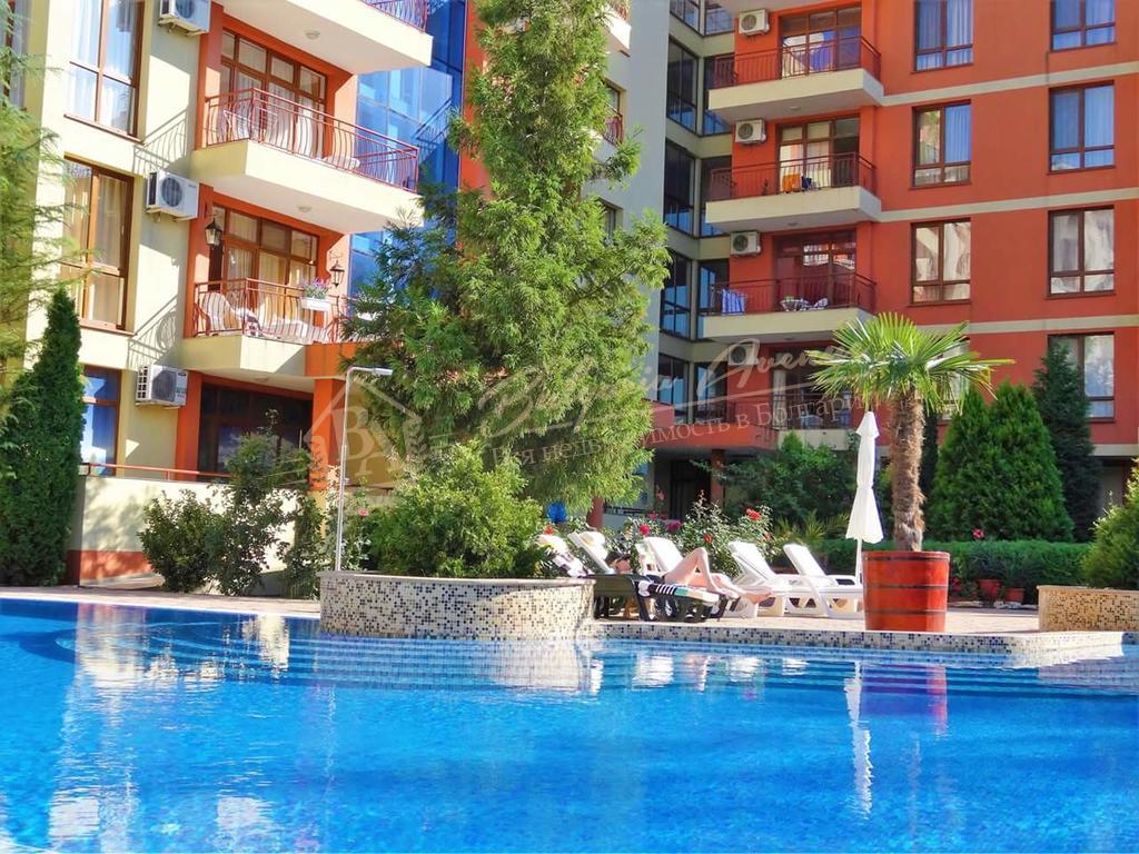 Spacious furnished studio in the Anita complex in Sunny Beach resort
