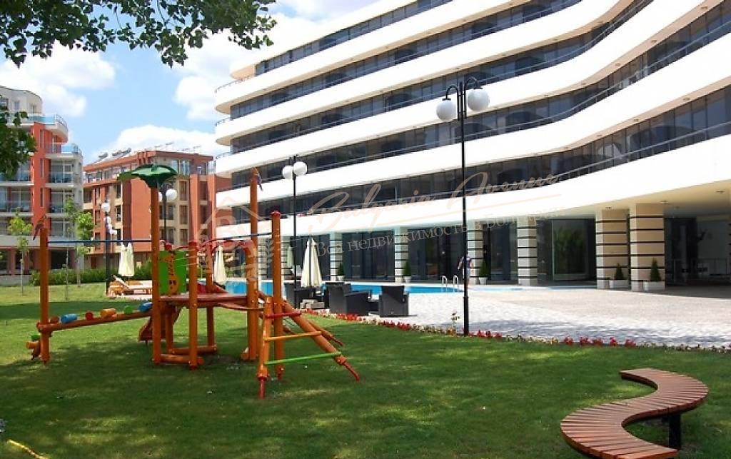 Designer one-bedroom apartment with furniture in Sunny Beach