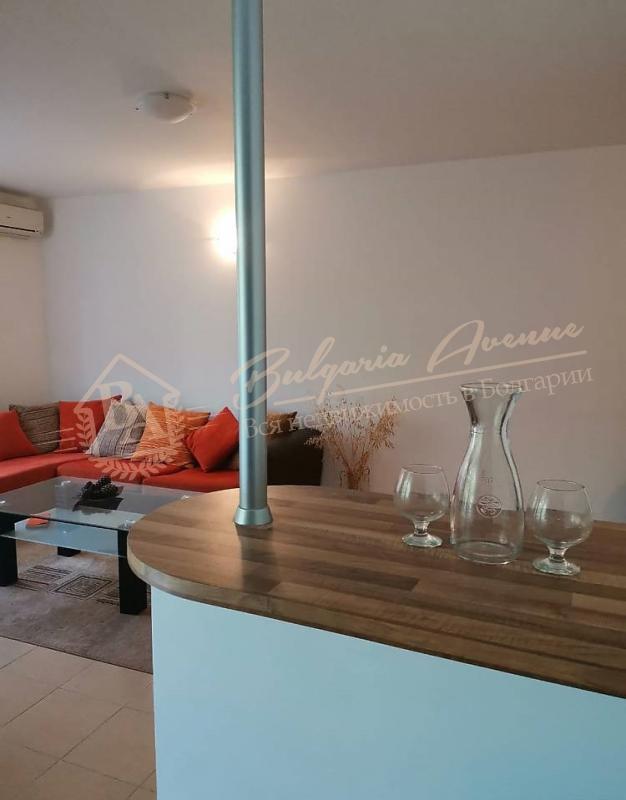 New two-bedroom apartment with furniture by the sea in Sunny Beach