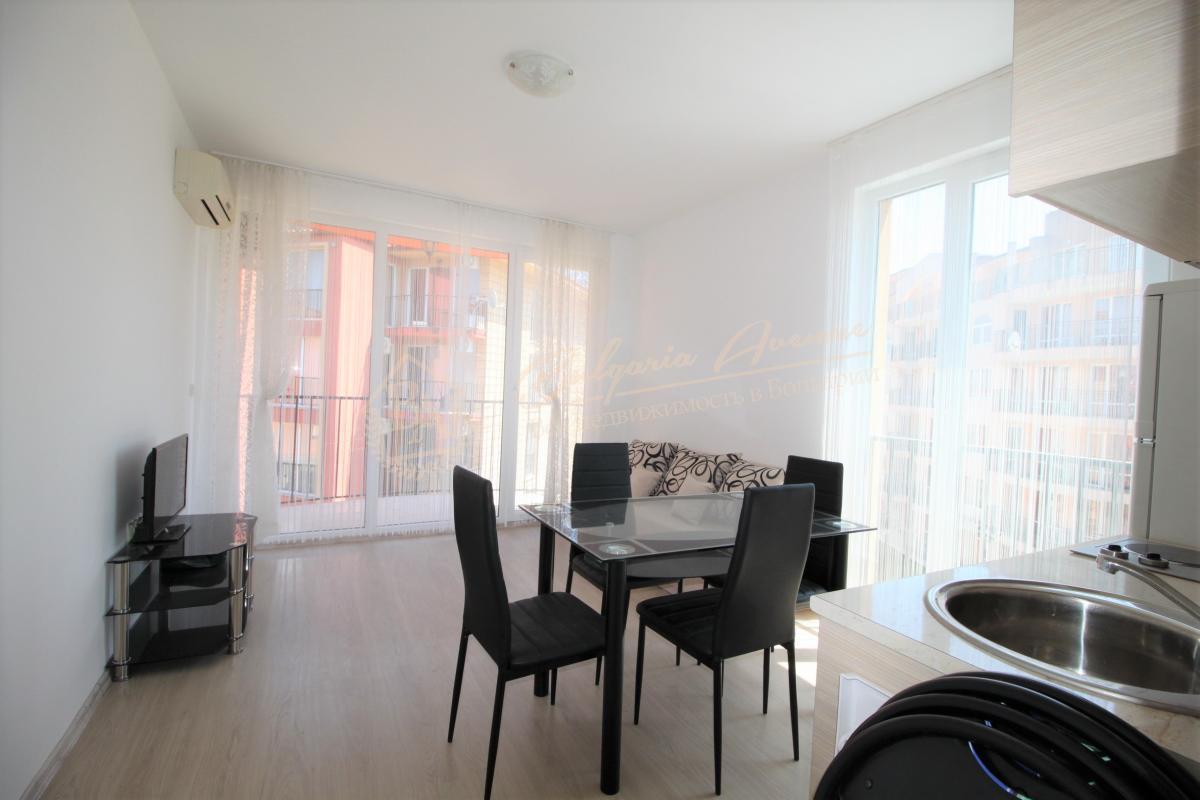 1-Bedroom Apartment with French Windows in Sunny Beach