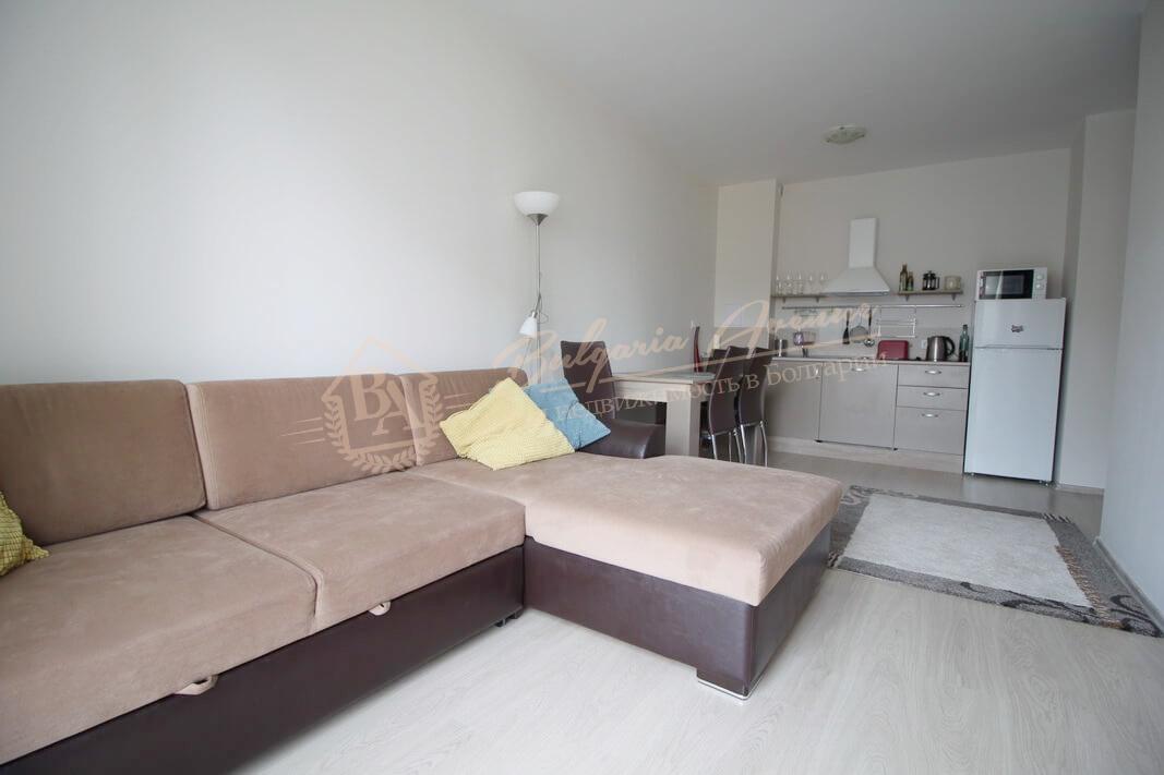 New two-bedroom apartment with furniture by the sea in Sunny Beach complex