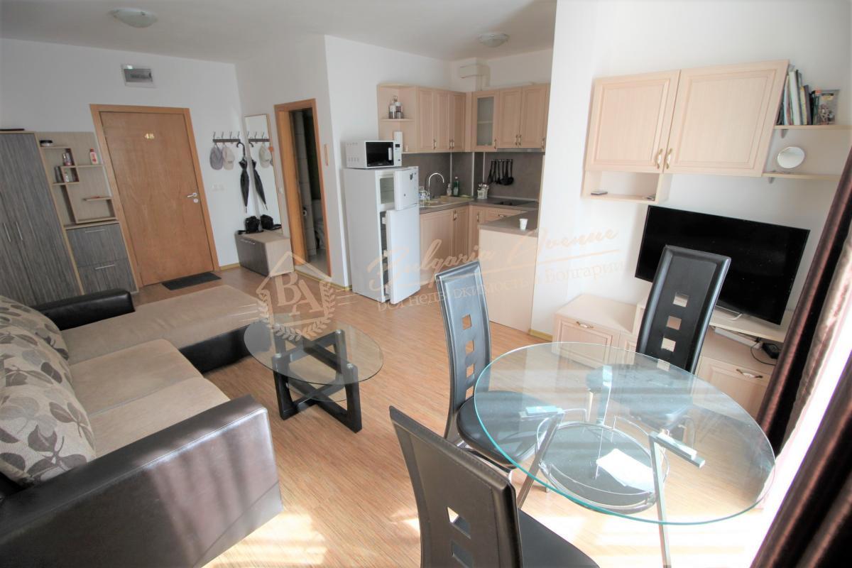 1-Bedroom Apartment with Kitchen Niche, Large Windows, Sunny Beach