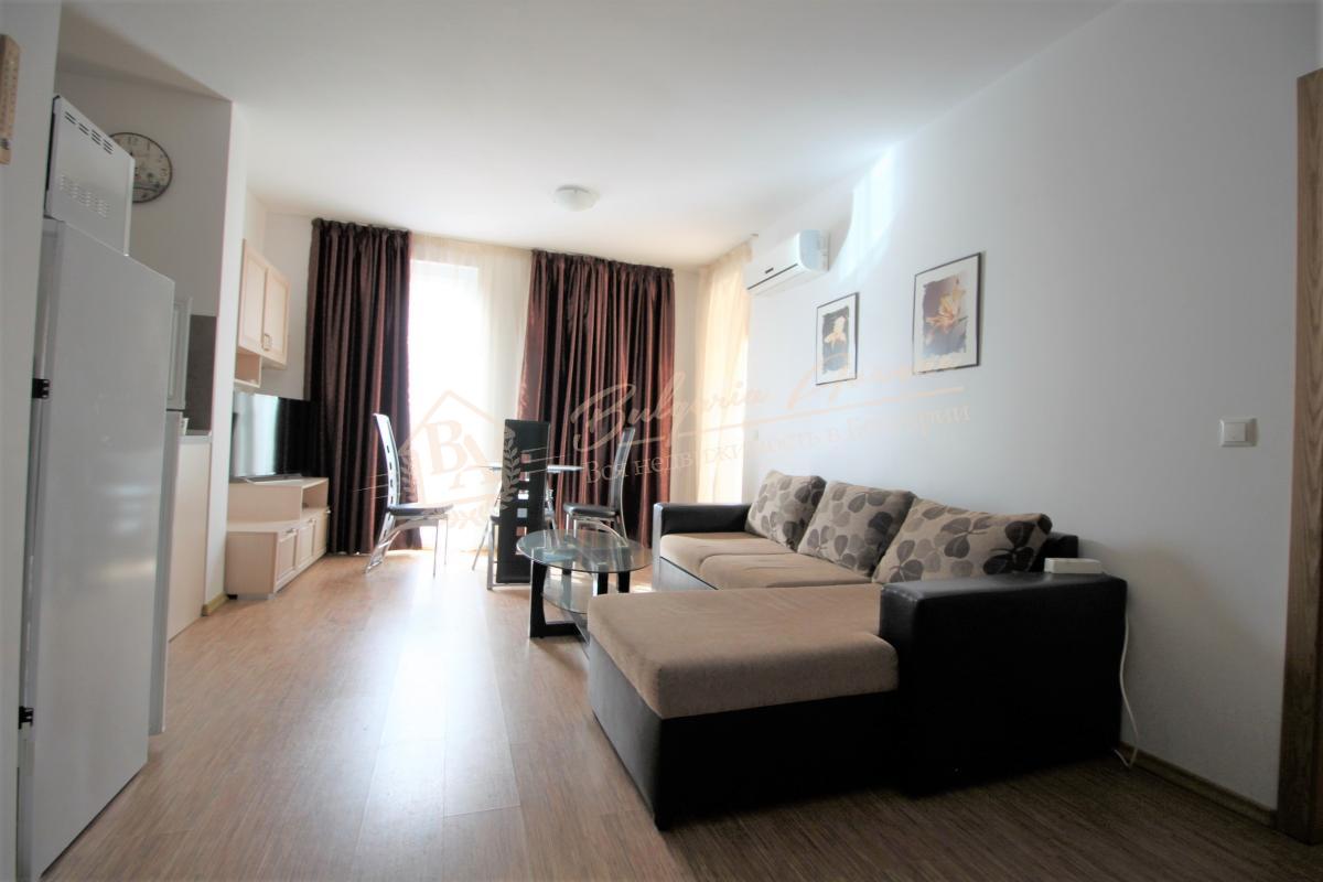 1-Bedroom Apartment with Kitchen Niche, Large Windows, Sunny Beach