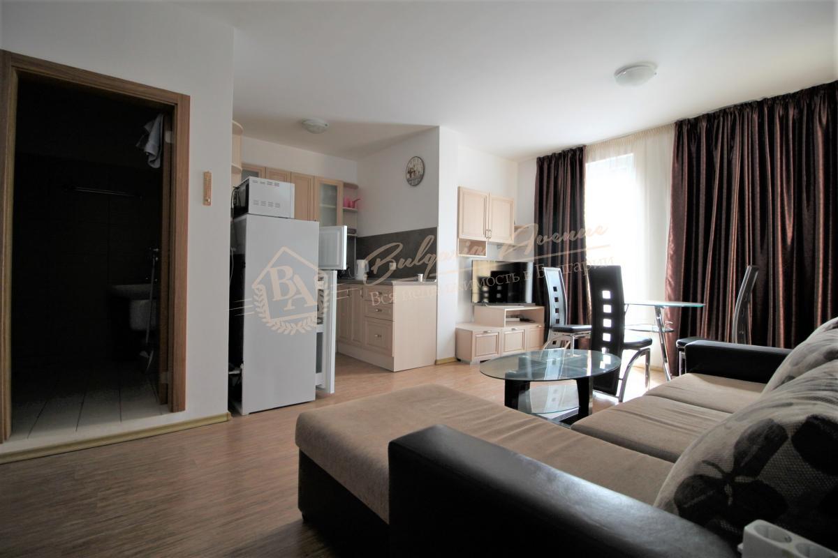 1-Bedroom Apartment with Kitchen Niche, Large Windows, Sunny Beach