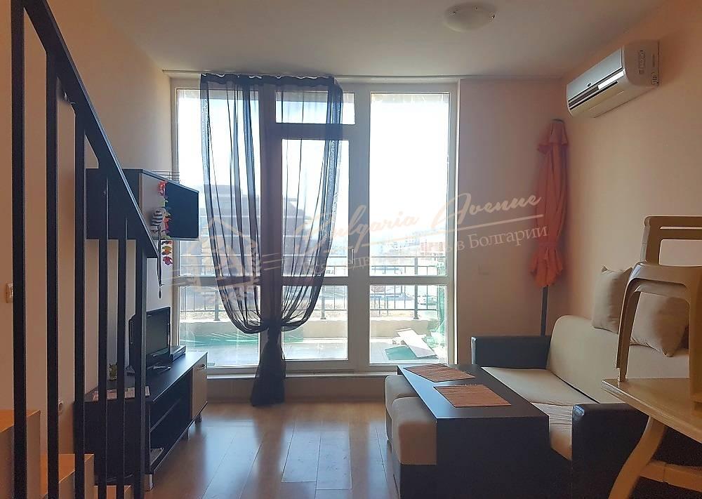 Two-storey apartment with 1 bedroom with sea view, Sveti Vlas