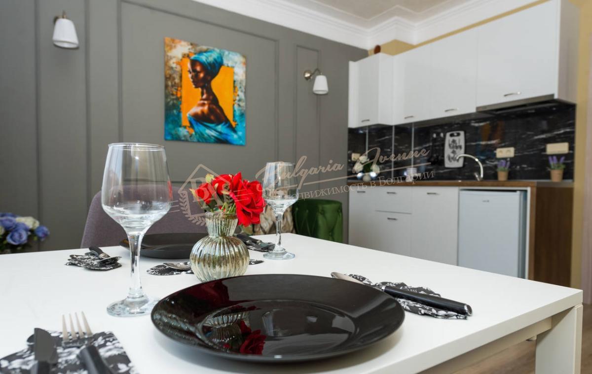 Designer 1-bedroom apartment 150 m from the sea in Nessebar