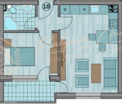 Two-bedroom apartment from the developer with instalment plan, in the centre of Varna