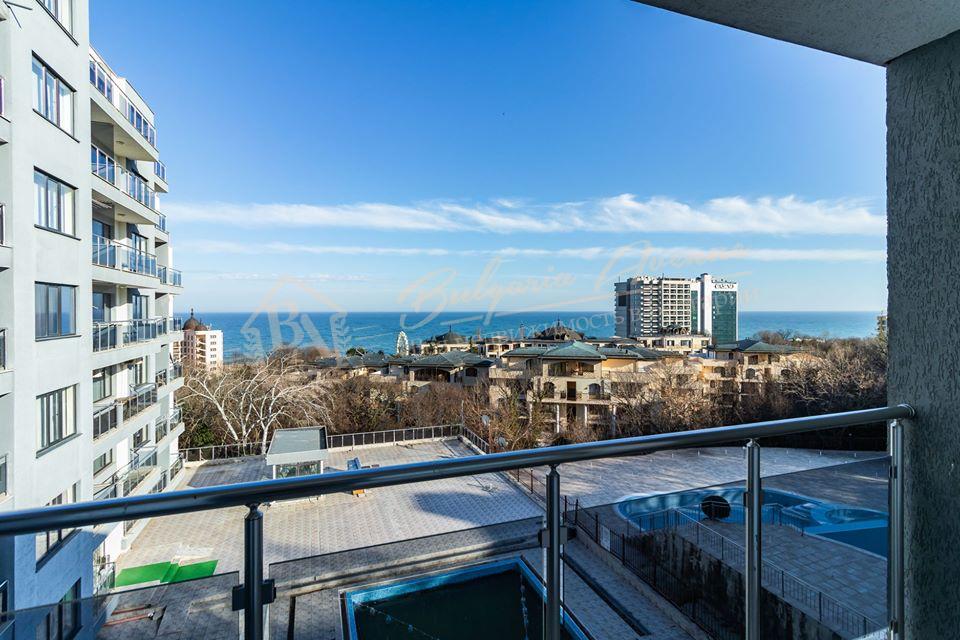 1-Bedroom Apartment in a Gated Complex with Sea View, Golden Sands