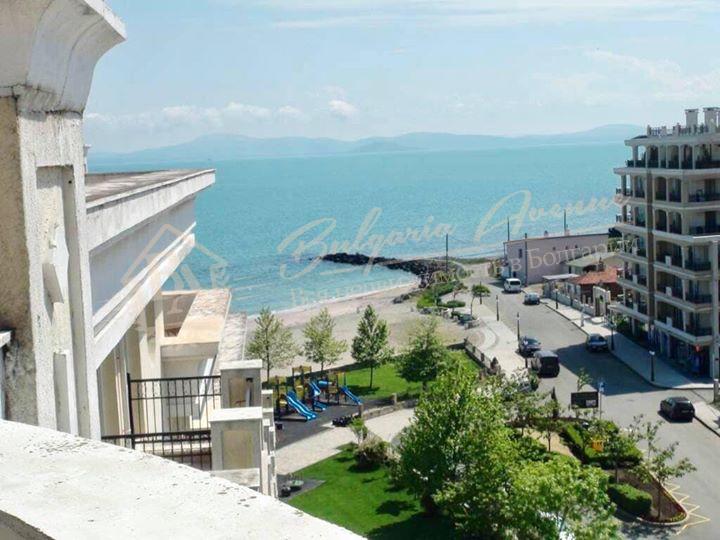Two-Bedroom Apartment with Sea View on the First Line in Pomorie