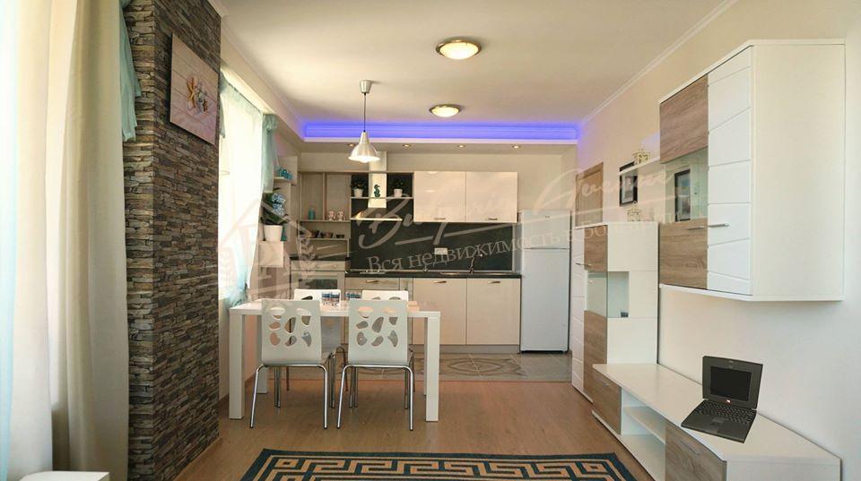 Spacious, designer two-bedroom apartment in a residential building in Varna