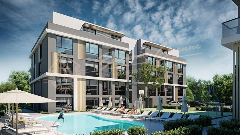 Apartments from the developer in a new residential building in Saint Constantine and Helena