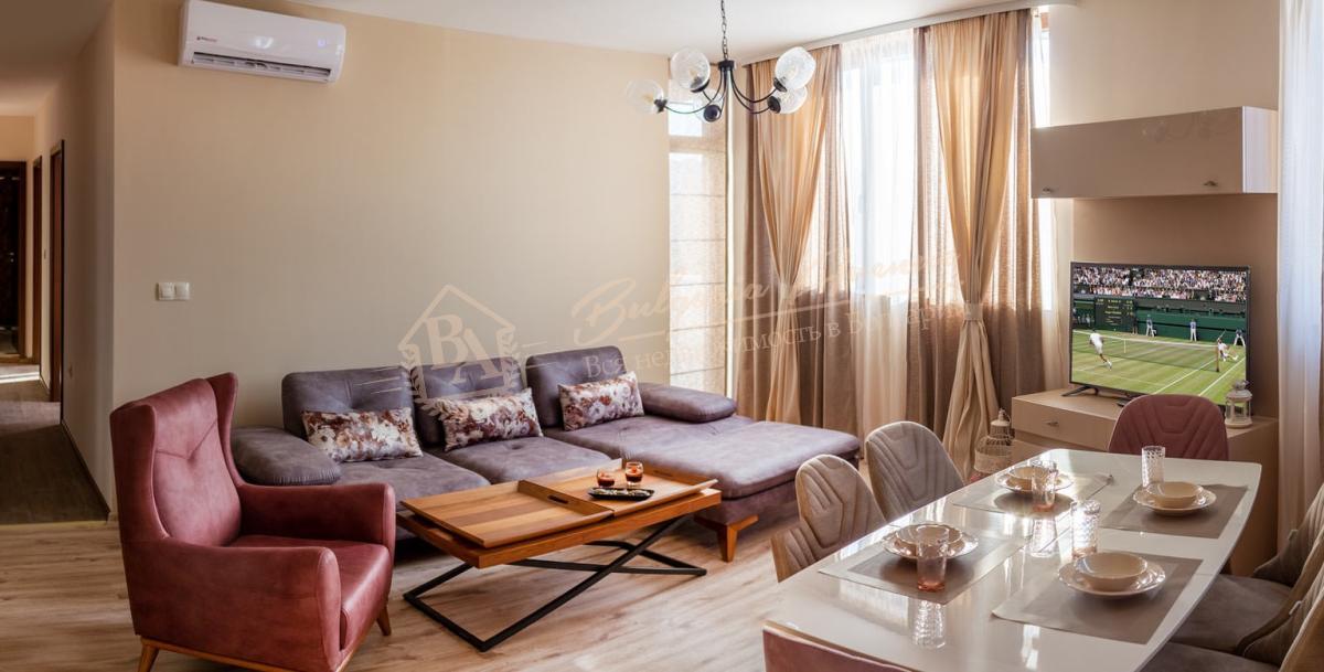 Spacious, unique, elite, three-bedroom apartment in Varna