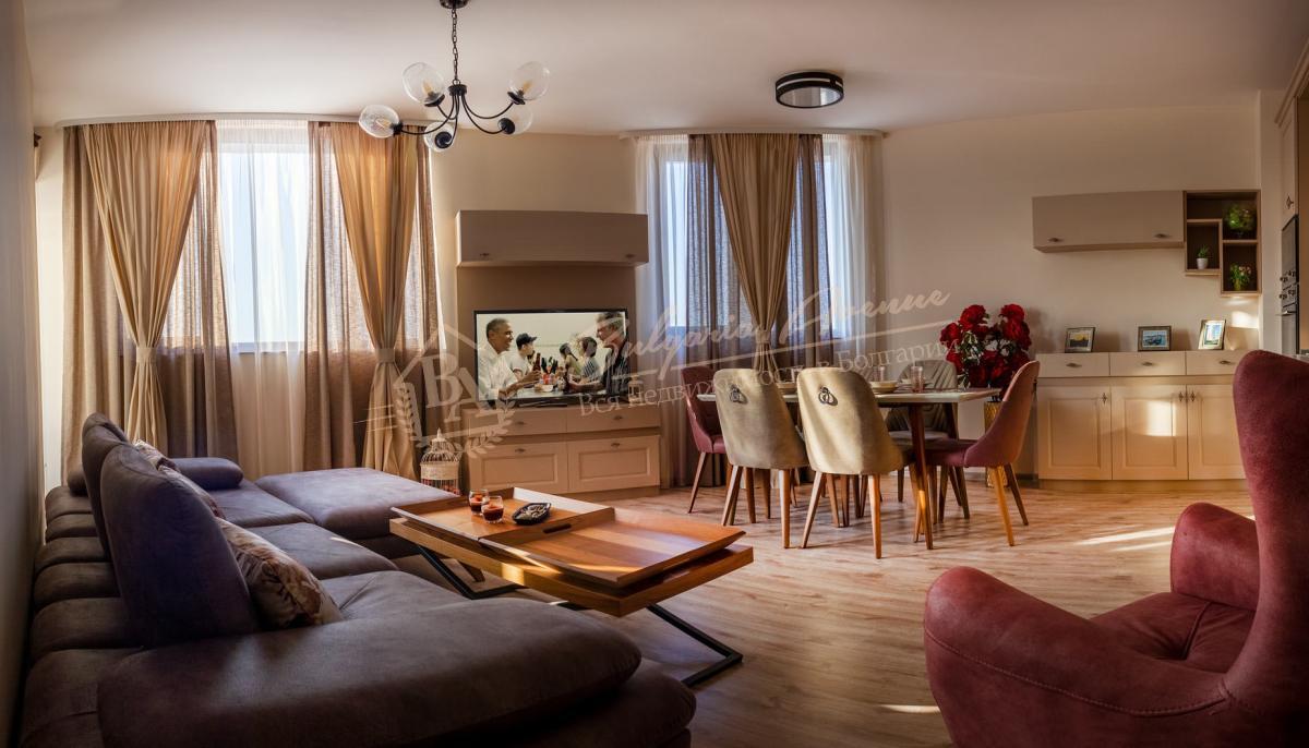 Spacious, unique, elite, three-bedroom apartment in Varna