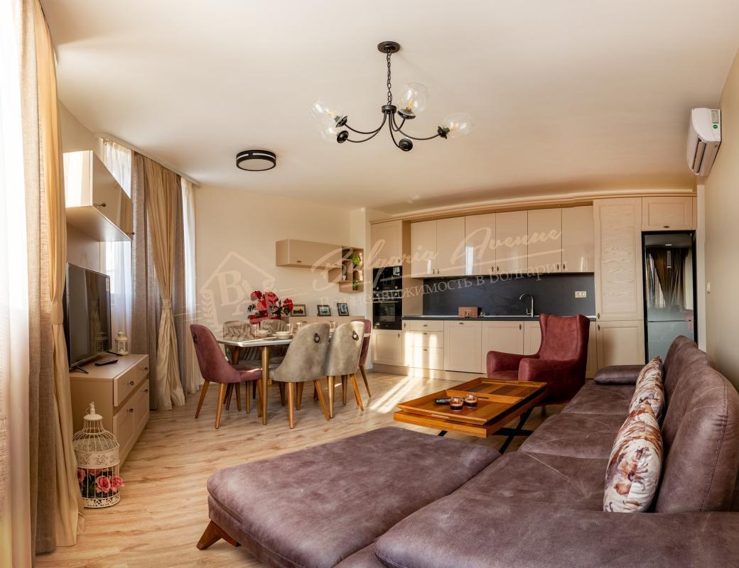 Spacious, unique, elite, three-bedroom apartment in Varna