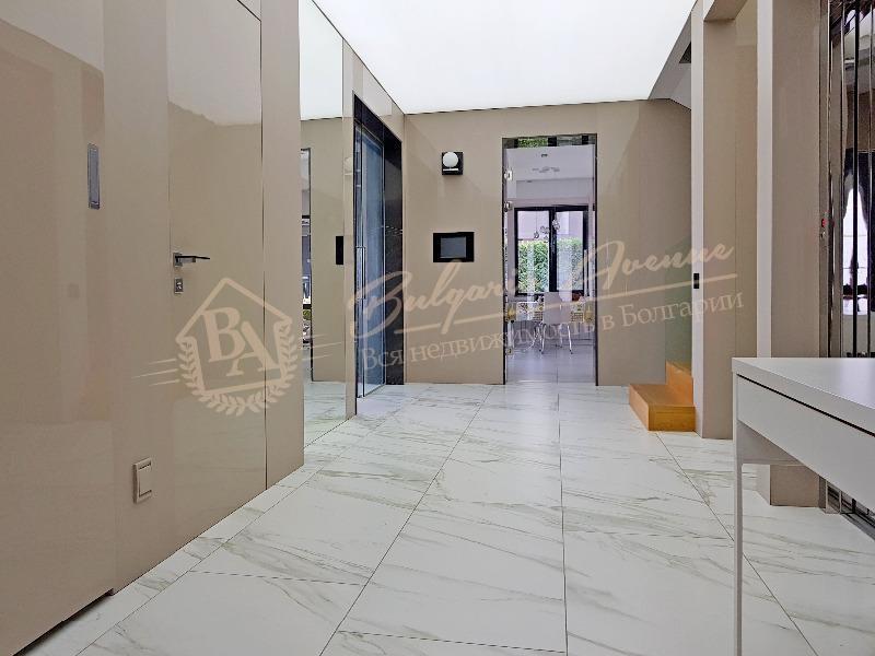 House with modern architecture and furnishings in a panoramic area in Varna.