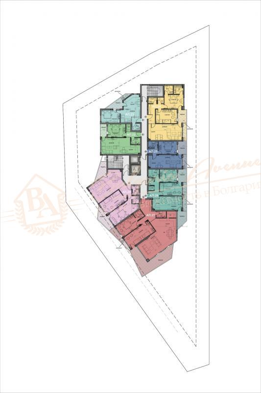 Spacious three-bedroom apartment from the developer, Varna
