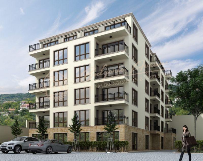 One-bedroom apartment from the developer near the seaside park, Briz quarter in Varna