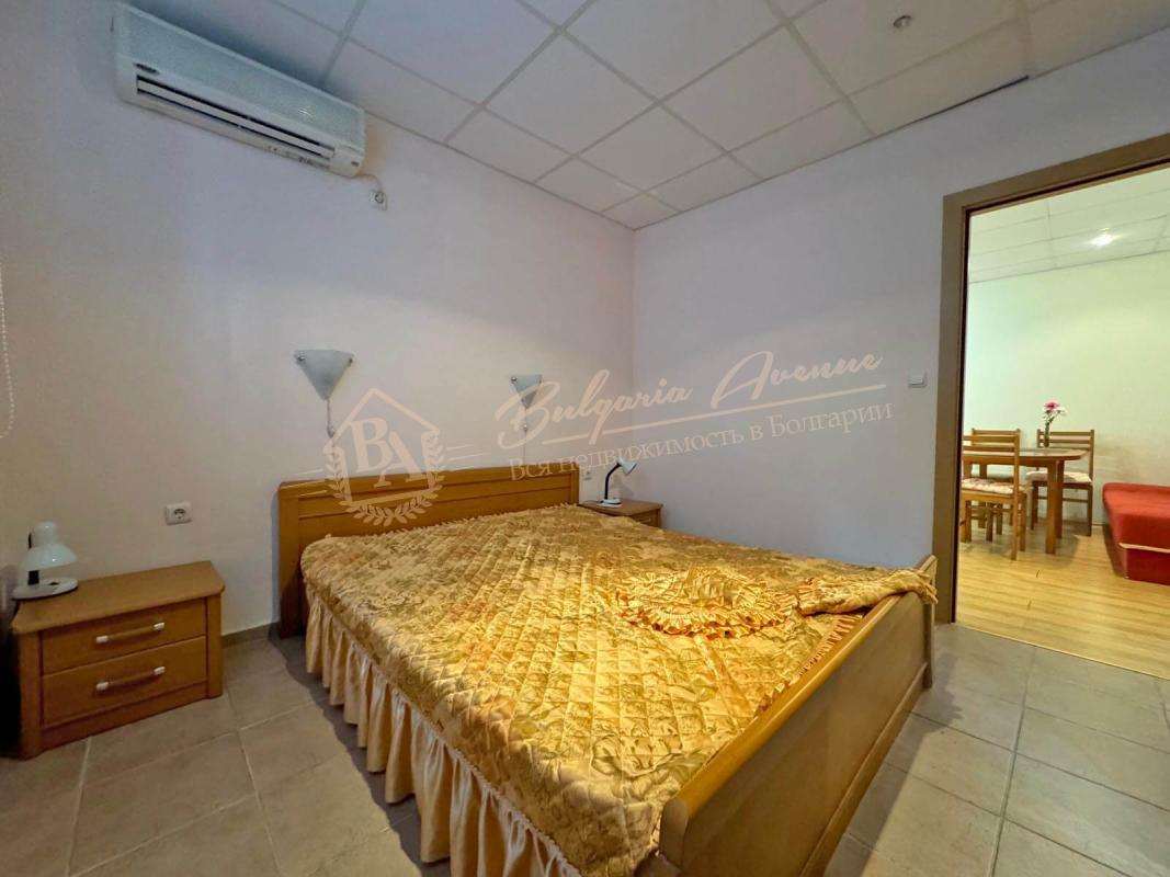 Furnished 1-bedroom apartment on the ground floor in the Messambria Fort complex, Elenite