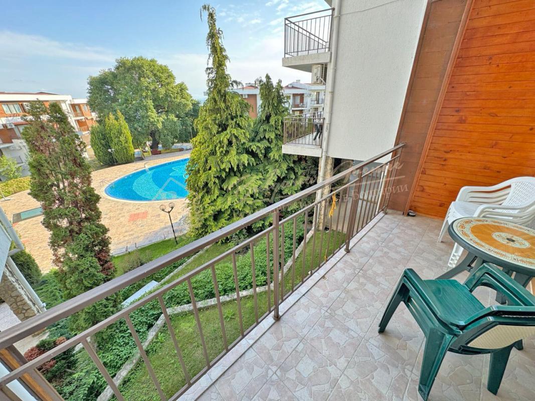 Three-Bedroom Apartment in Messambria Fort, Elenite - Pool View