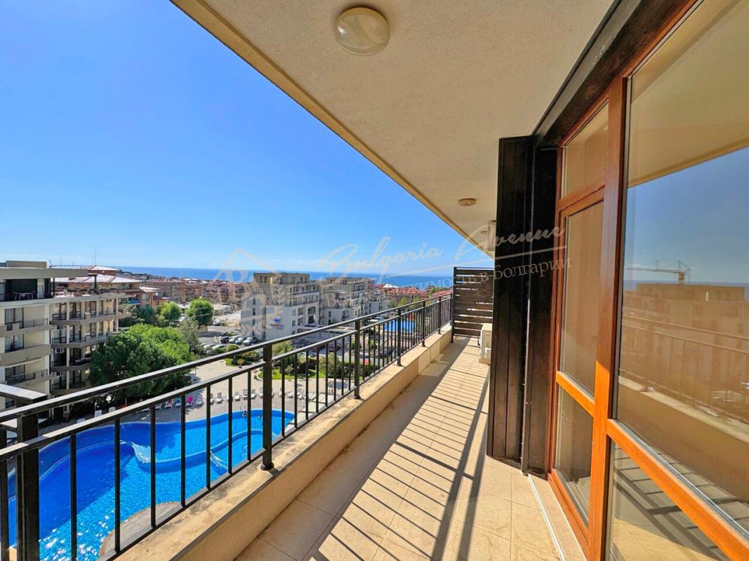 1-Bedroom Apartment with Sea View in the Luxor Complex, Sveti Vlas