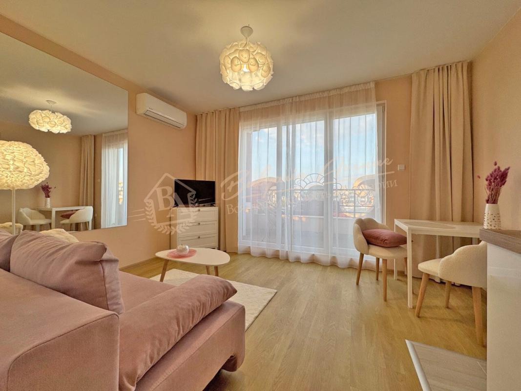Отличная квартира-студия в комплексе Messembria Resort, Солнечный берег