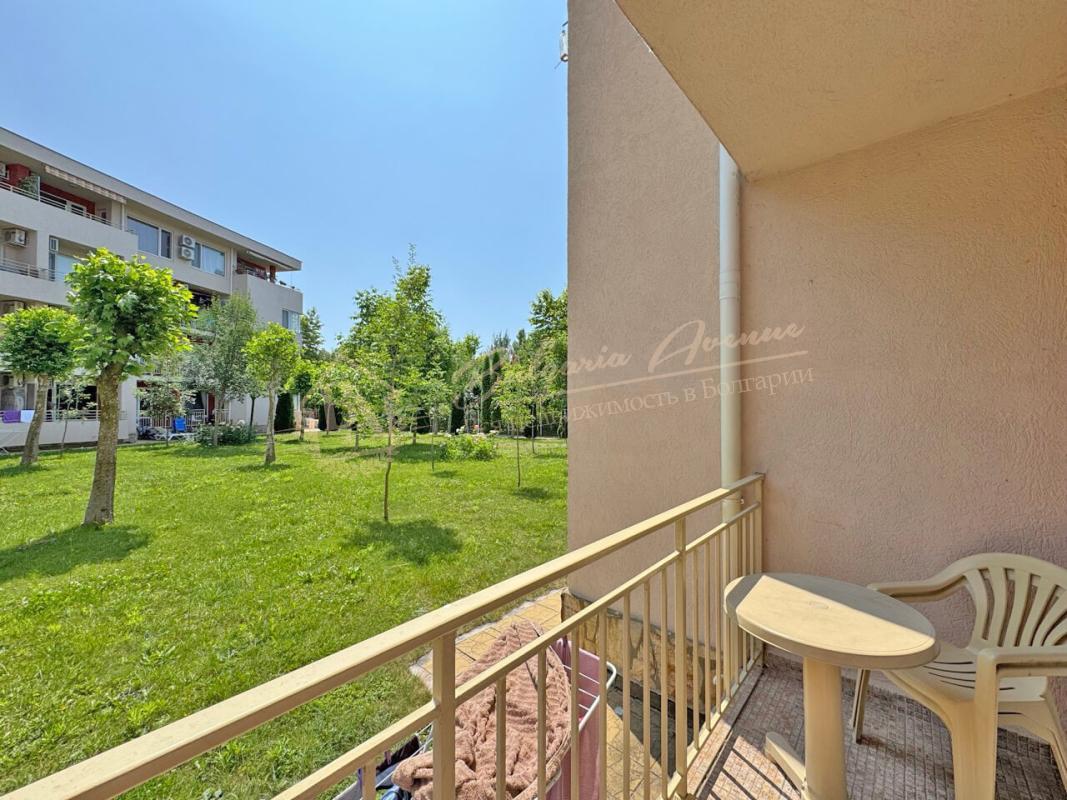 Studio on the ground floor in the Nessebar Fort complex, Sunny Beach