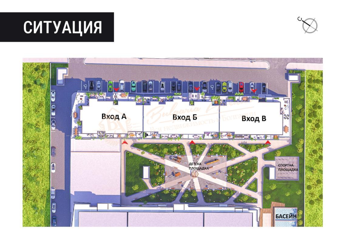 Studio in a new-generation residential complex in the city of Burgas. Instalment plan available!