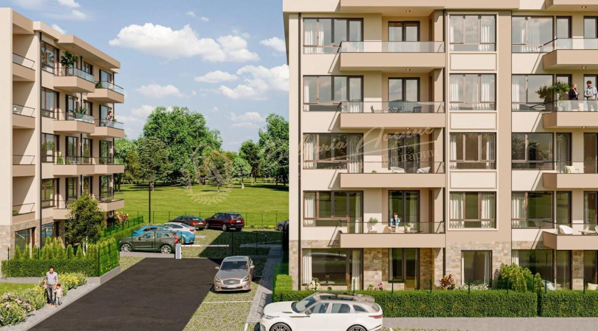 Three-bedroom apartment in a new residential complex in Sarafovo, Burgas