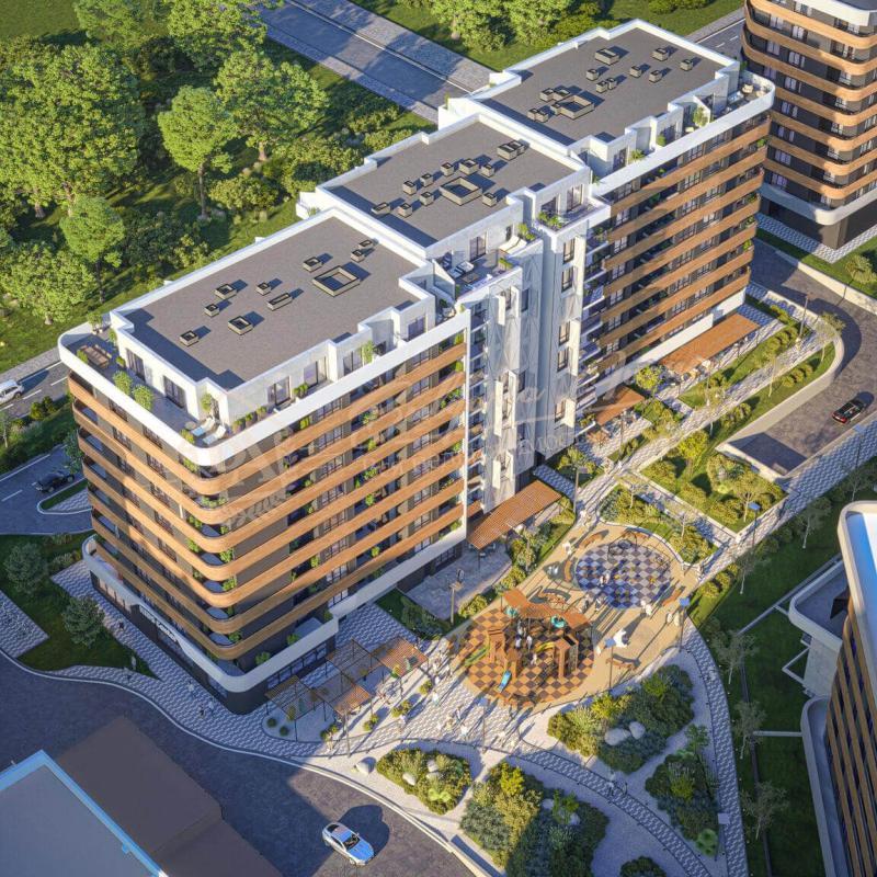 Studio in a new residential complex with full infrastructure in a modern residential quarter in Burgas