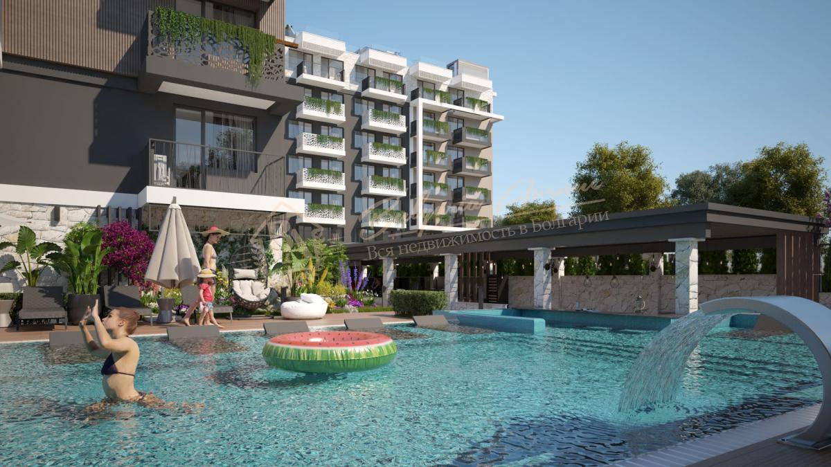 Two-Bedroom Apartment in a New Luxury Complex in Sunny Beach