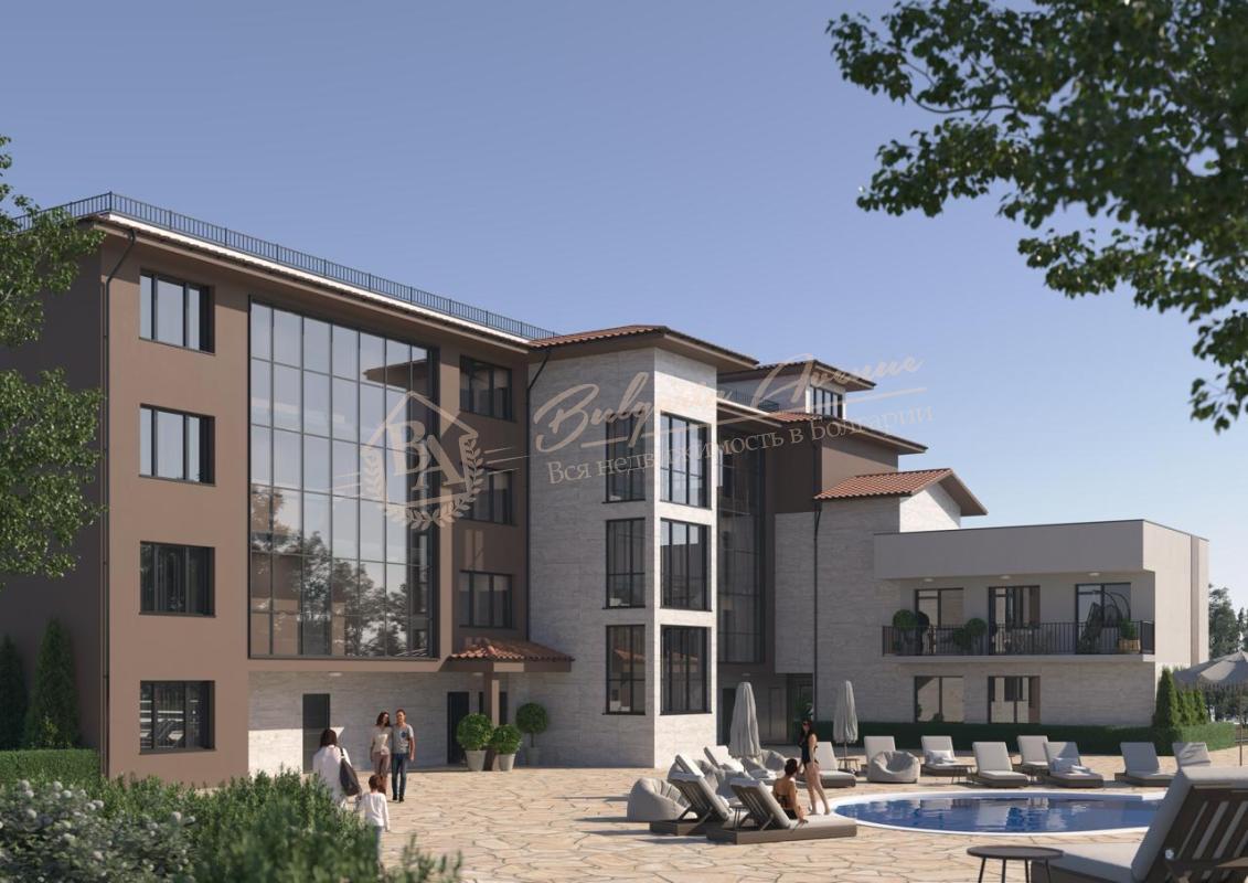 Ground floor apartment in a new-build complex with sea view