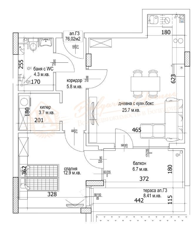 Two-Bedroom Apartment at Construction Stage in Varna, Bul. Tsar Osvoboditel
