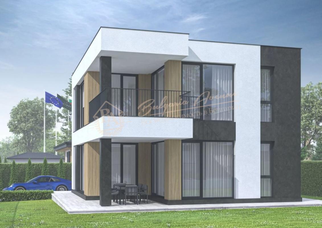New two-storey house with 3 bedrooms and private courtyard in a cottage complex near Varna